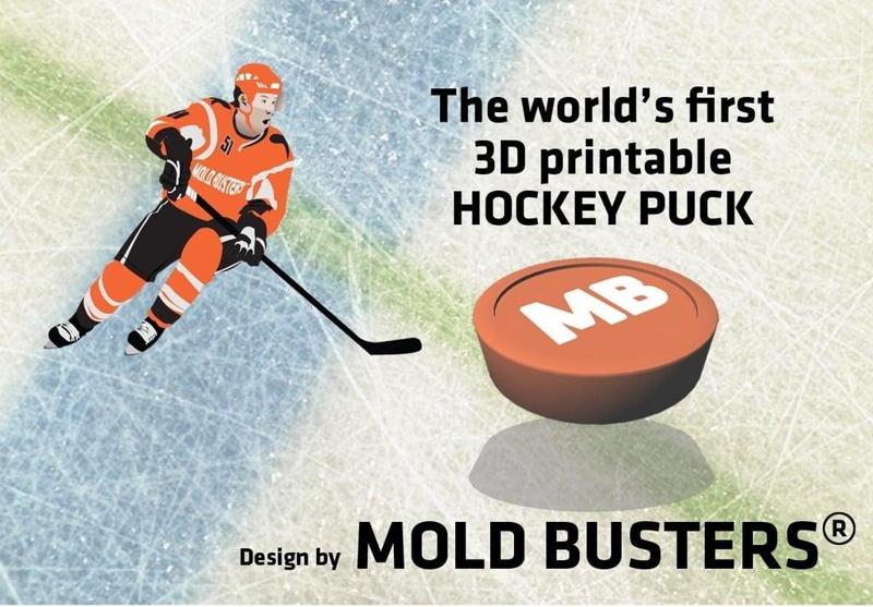 3D Printable Hockey Puck by Mold Busters