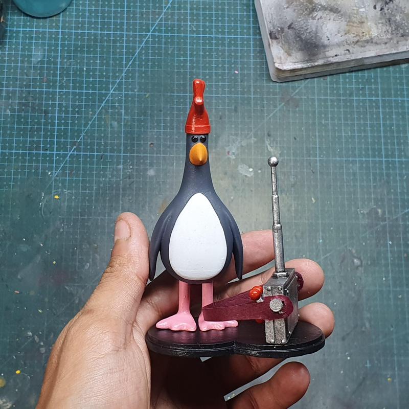 Feathers McGraw Wallace and Gromit