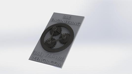 Planetary Calling Card, business card, working gears