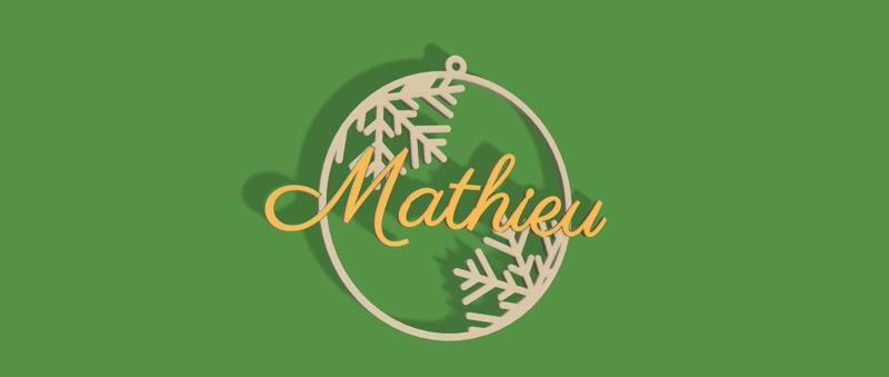 Mathieu Christmas bauble