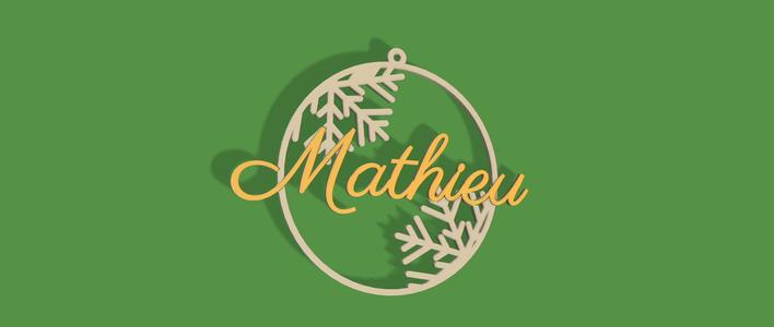 Mathieu Christmas bauble
