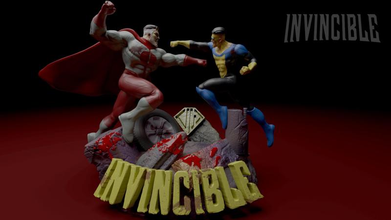 Invincible Vs Omni-Man 33 Cm