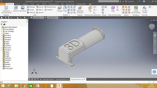 Support bobine pour dagoma