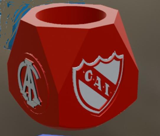 independiente mate logos shield soccer argentina shield CAI