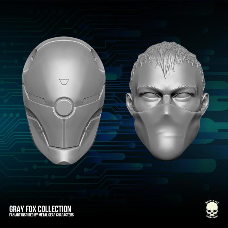 Gray Fox fan art 3D printable file for action figures