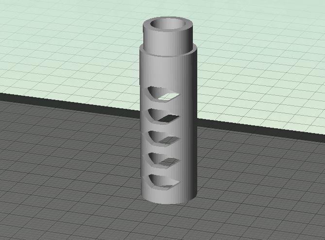 airsoft muzzle brake/flash hider