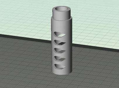airsoft muzzle brake/flash hider