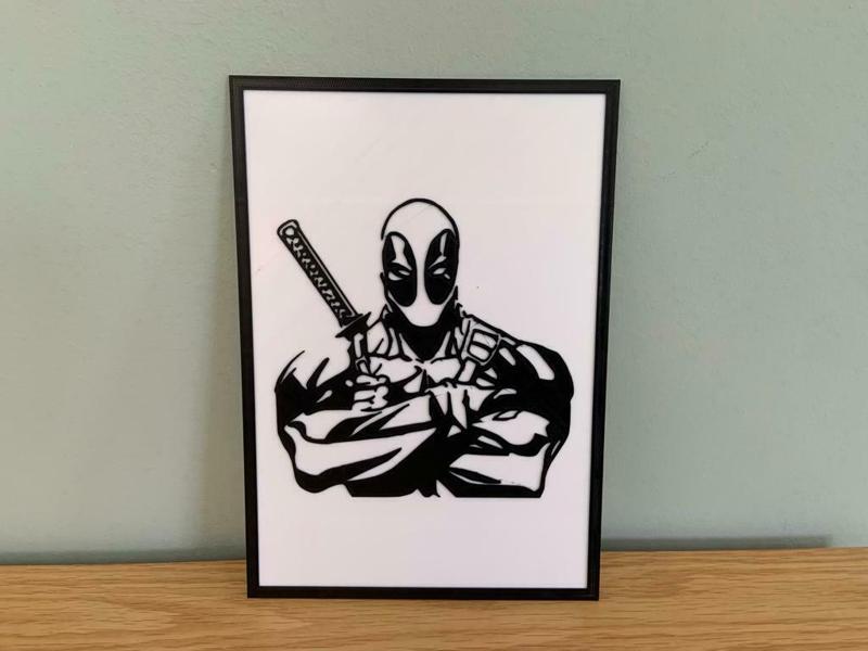 deadpool painting / laminate