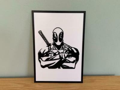 deadpool painting / laminate