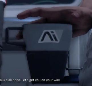 Mass Effect Andromeda Shotglass