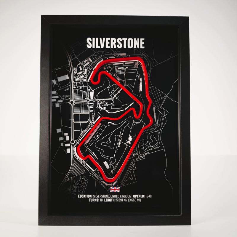 Elevation Silverstone 3D Racing Track