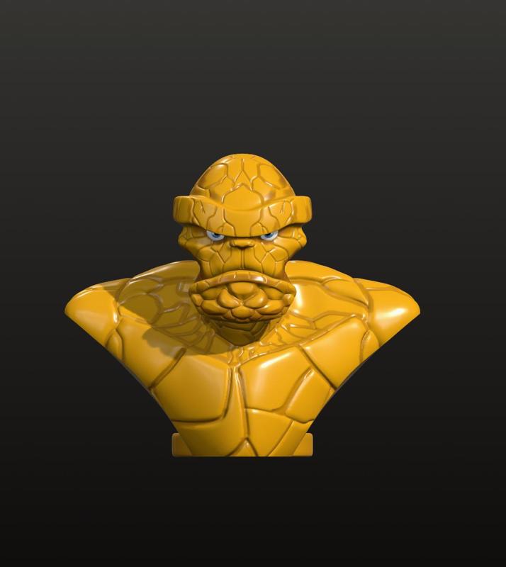Bust of the mole - The Fantastic 4