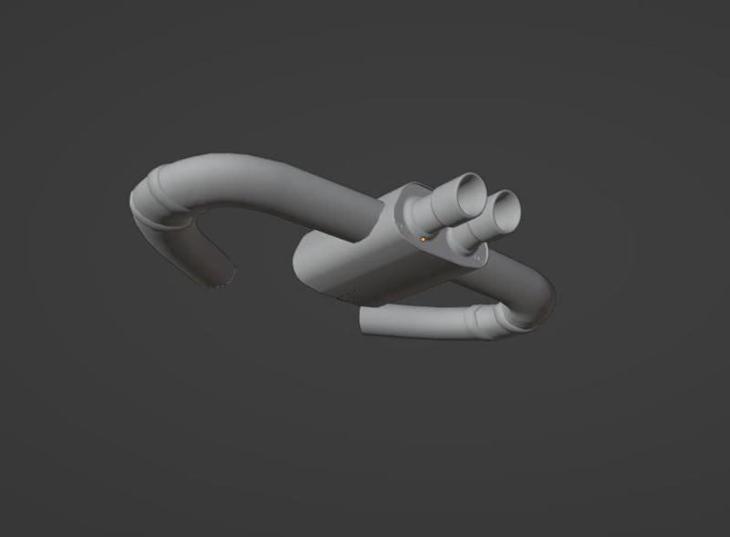 Mid Exhaust Exhaust Muffler Backbox Pipes