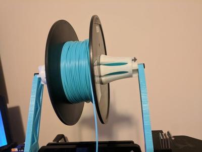Alunar Prusa i3 (A8) - Frame-Mounted Spool Holder Add-On