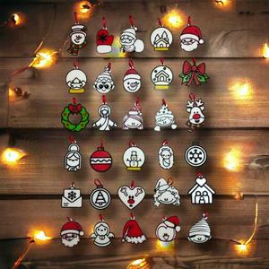 KEY CHAIN / KEY RINGS : 30 CHRISTMAS DESIGNS