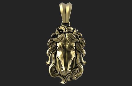 Horse pendant