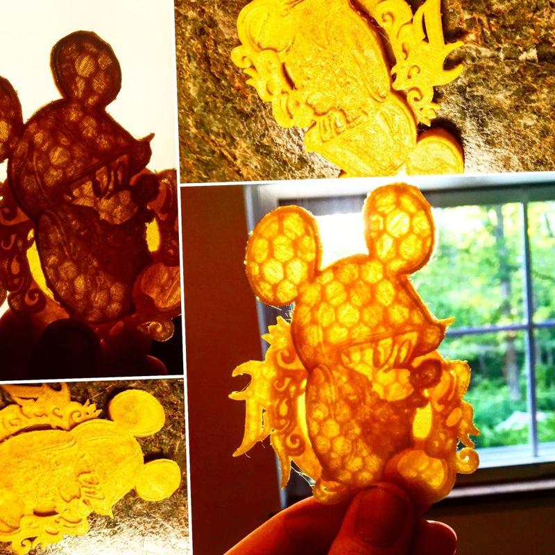 No.533 Illustrated King Mickey Medal From KHUX