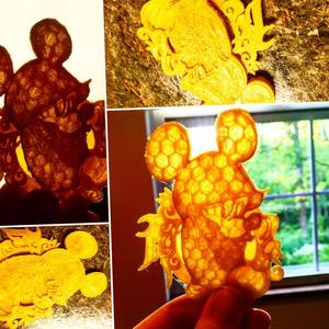 No.533 Illustrated King Mickey Medal From KHUX