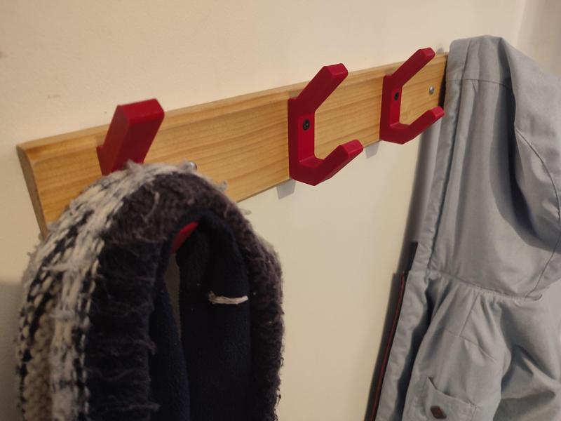 Hook, coat rack, coat rack