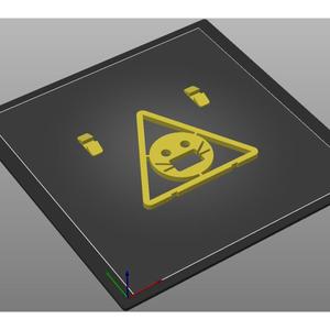 Sign to put up : Anti covid mask mandatory