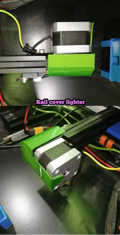 Creality Ender 3 Rail cover (rear)