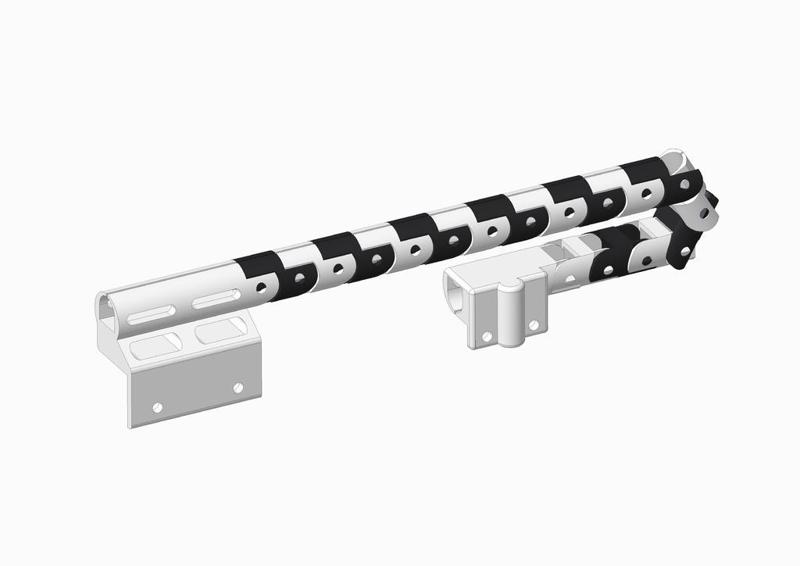 Cadena tubular pasacable