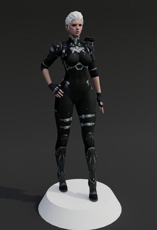 Ines Raya,The First Descendant pose 1