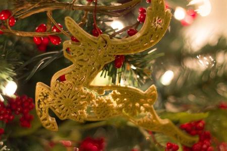 Leaping Reindeer Ornament