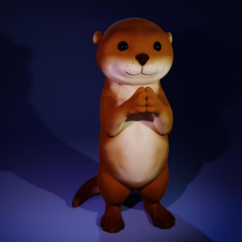 Little Cute Otter