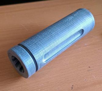 Nerf Barrel Extension with surface details