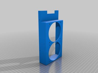 Dual 80MM fan silencers