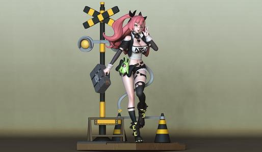 Nicole Demara - Zenless Zone Zero stl 3d print