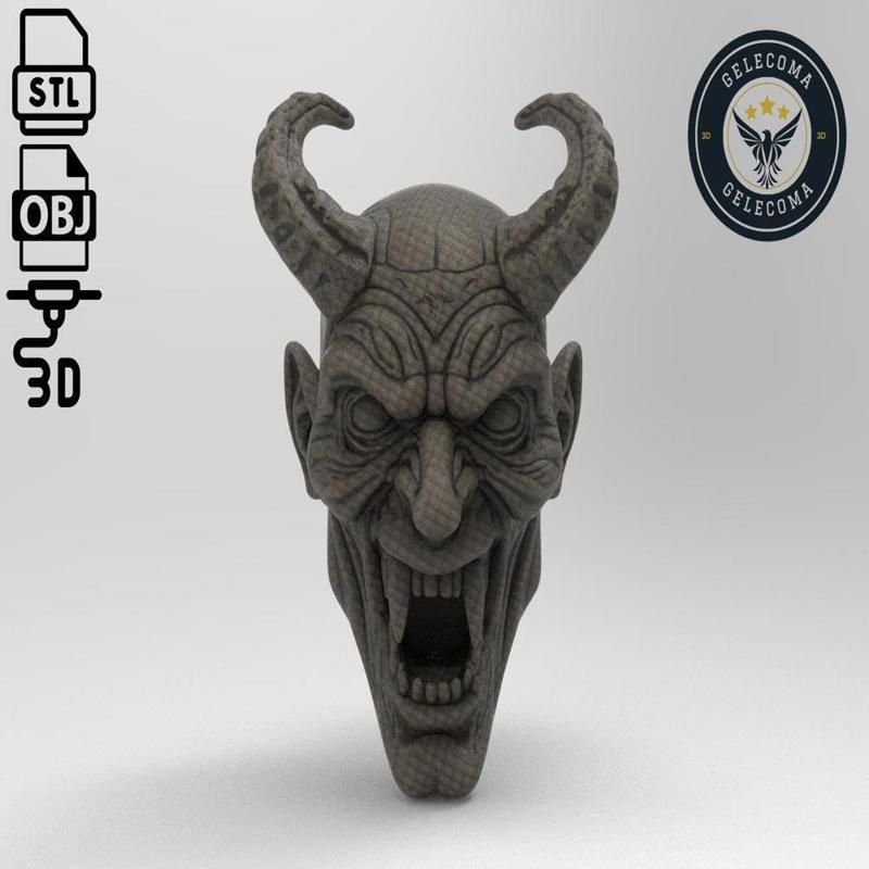 Chaos Mask 3D Print Model