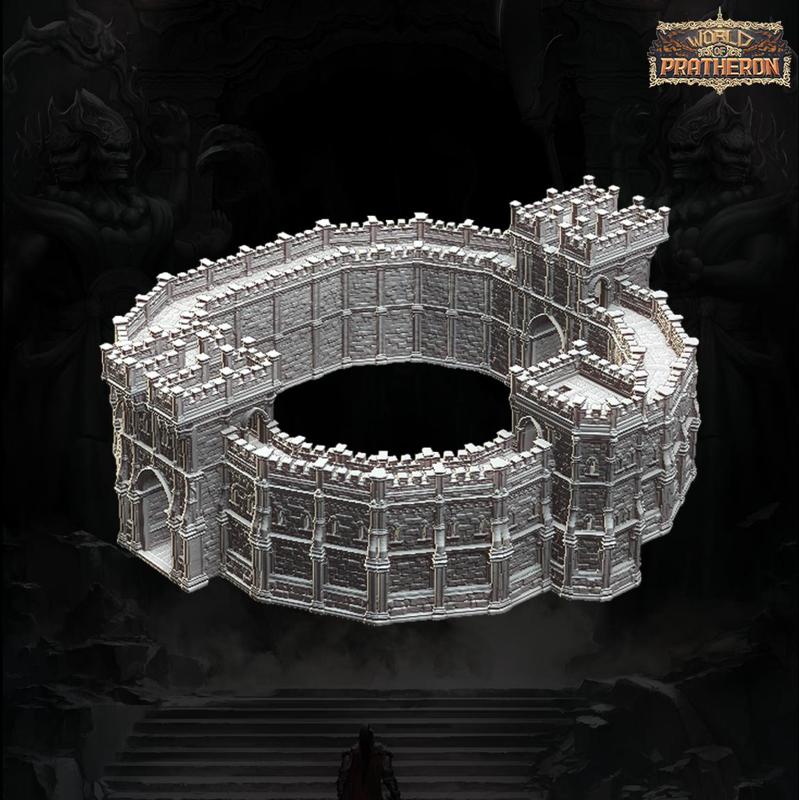 Battle of Eldrino's Deep - Gates and walls(Modular)