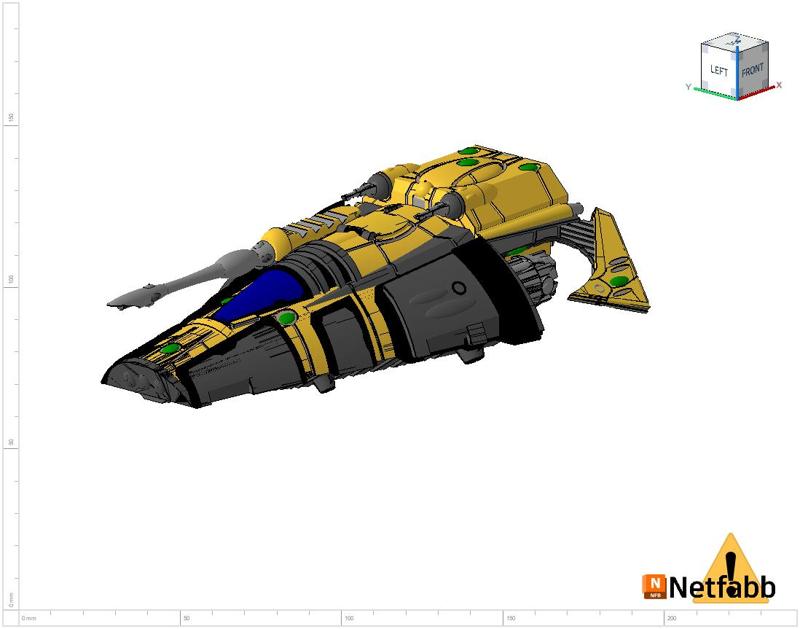Headhunter Space Elf Vulfen Grav Tank
