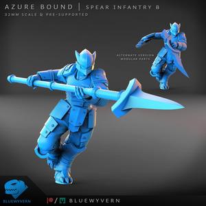 Azure Bound - Spear Infantry B (Modular)