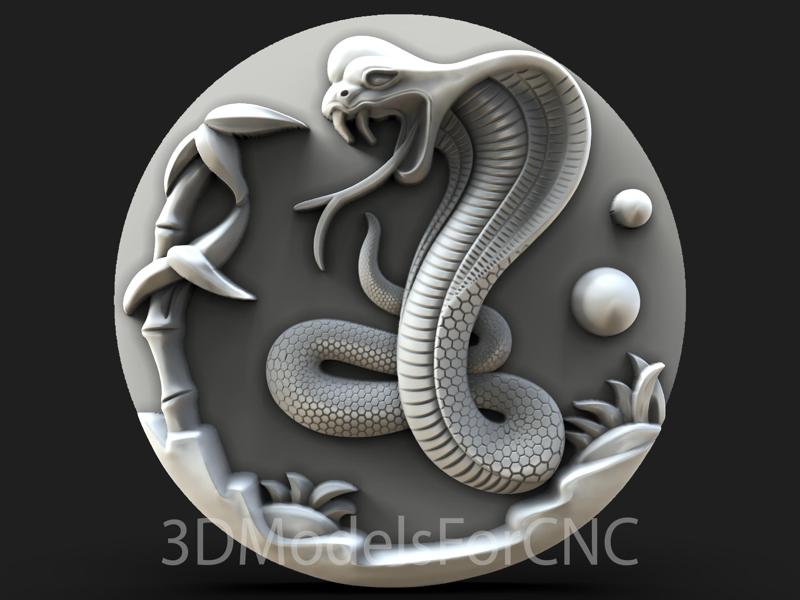 3D Model STL File for CNC Router Laser & 3D Printer Cobra 1