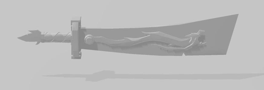 Ashen dragon heavy sword