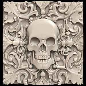 3D Model STL File for CNC Router/Laser & 3D Printer A Dead King Who Continues to Rule from His Tomb