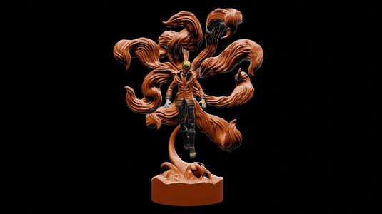 Naruto Uzumaki last kurama mode - 3d printing