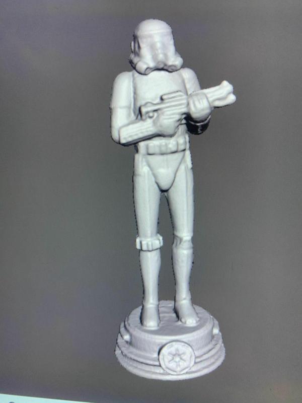 stormtrooper figure star wars .obj .stl archive