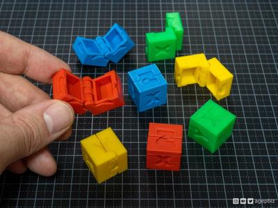 Hinged Calibration Cube