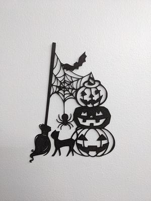 Halloween Wall Art: Witch Pumpinks