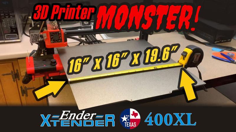 Ender Extender / 400XL Heat Bed Wire Guide (v1.1)