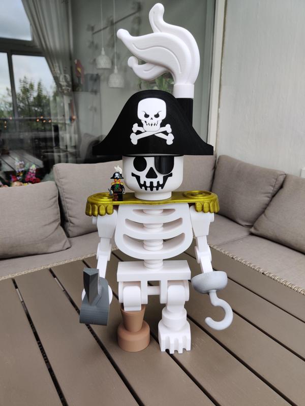 Lego inspired Pirate Bicorne (2528pb03)