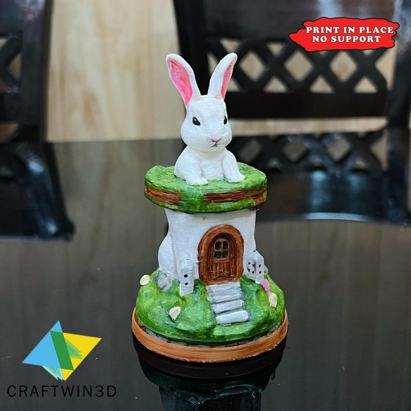 🐰 Bunny Coin Piggy Bank home lid!
