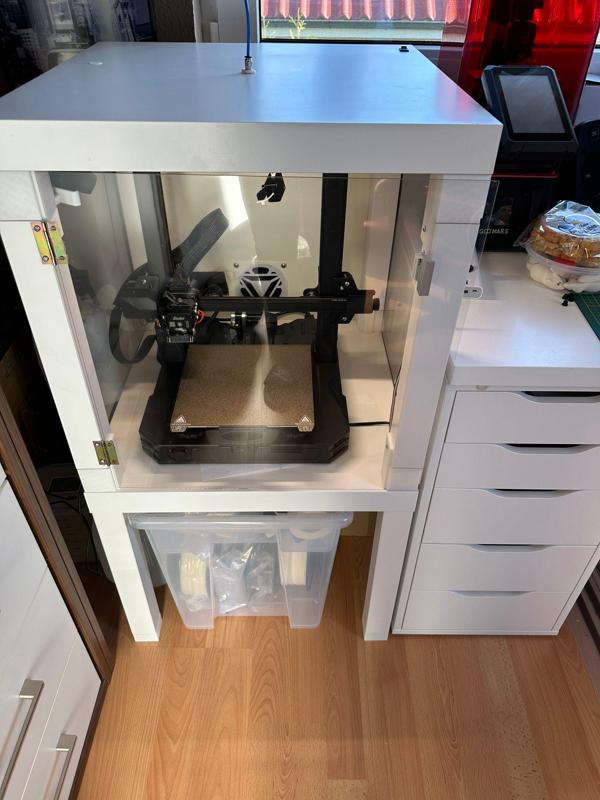 Easy and filament friendly Ikea Lack Enclosure (Ender, Prusa, Anycubic,...)