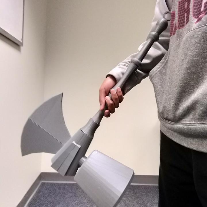 Ultimate Mjolnir - Hammer/Axe from Marvel Ultimate Comics