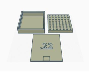 Air rifle Pellet box 5.5 mm