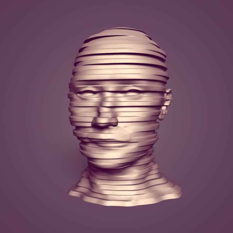 Abstract Bust